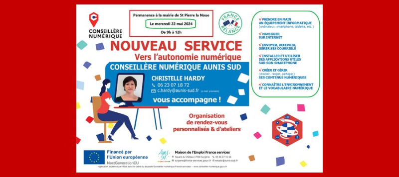 Conseillère numérique Aunis Sud